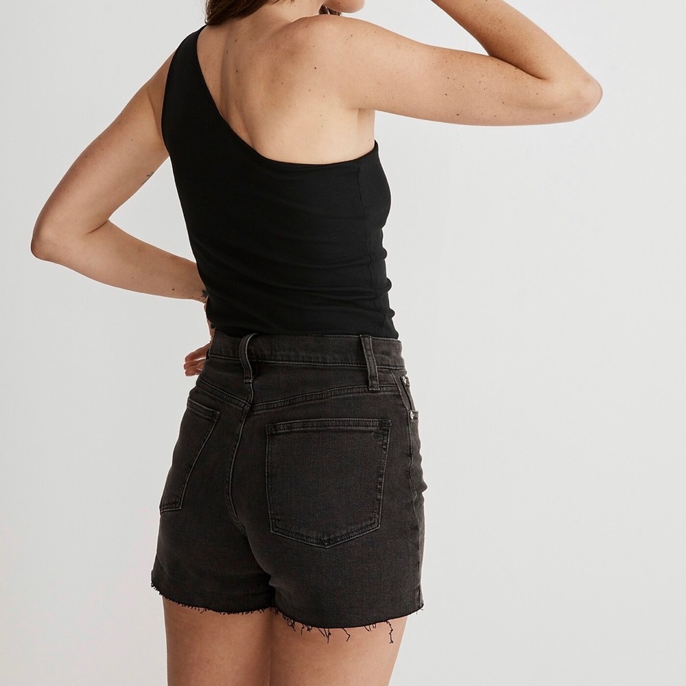 Madewell Black Denim (lunar wash) shorts